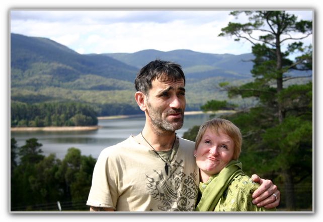 Stuart & Karen at Maroondah Dam Feb 2007 2
